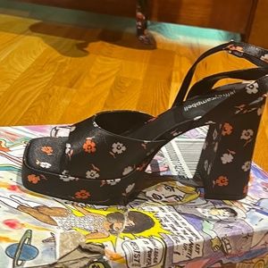 Anthropologie  Jeffrey Campbell Nine Heels Black Size: 6/EU 37